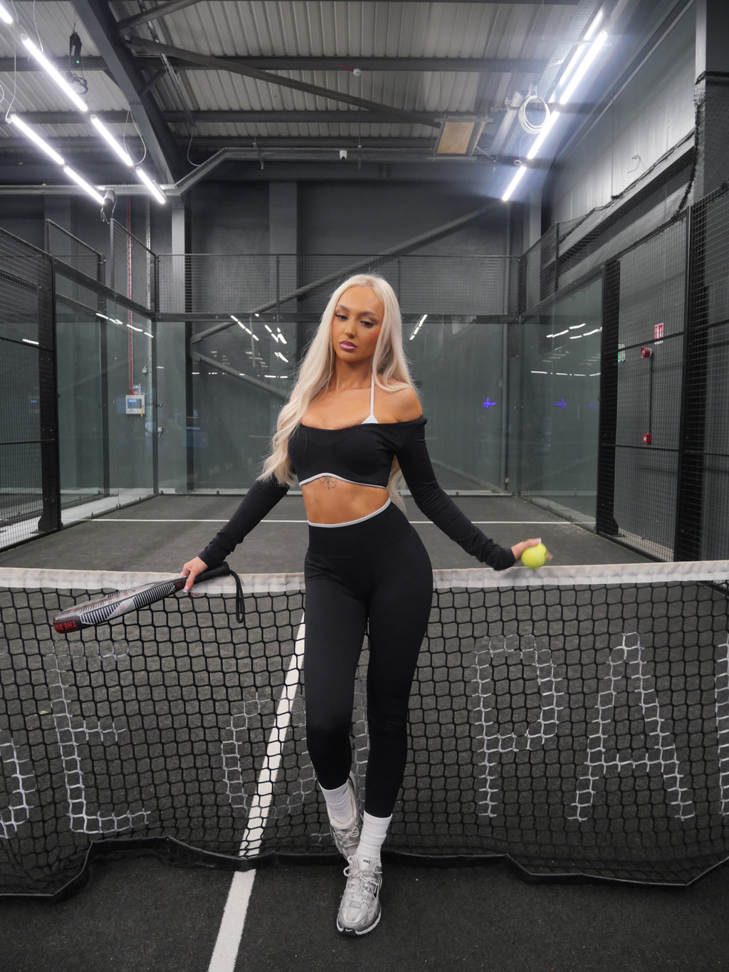 BLACK SERENA TWIN SET