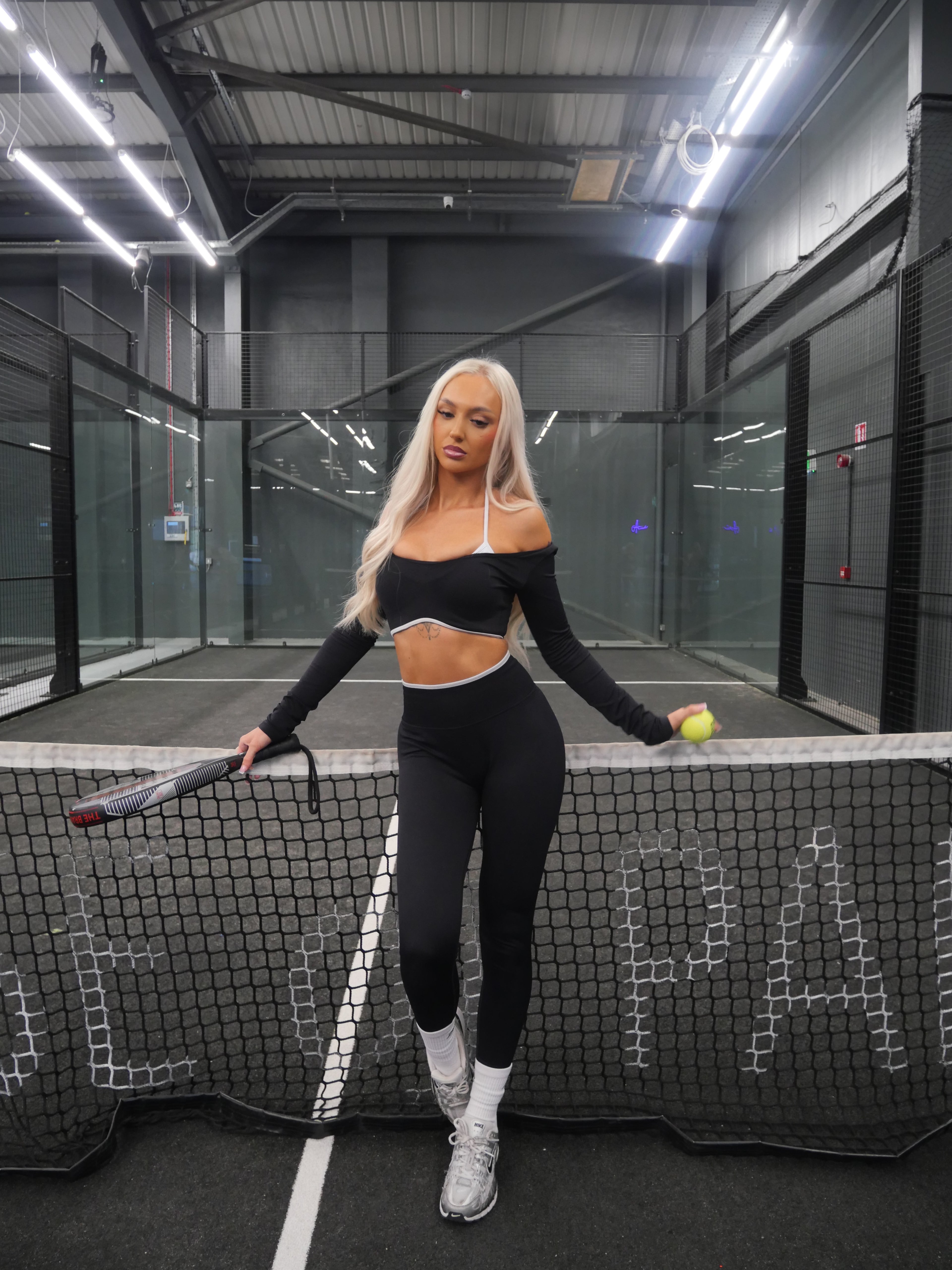 BLACK SERENA TWIN SET